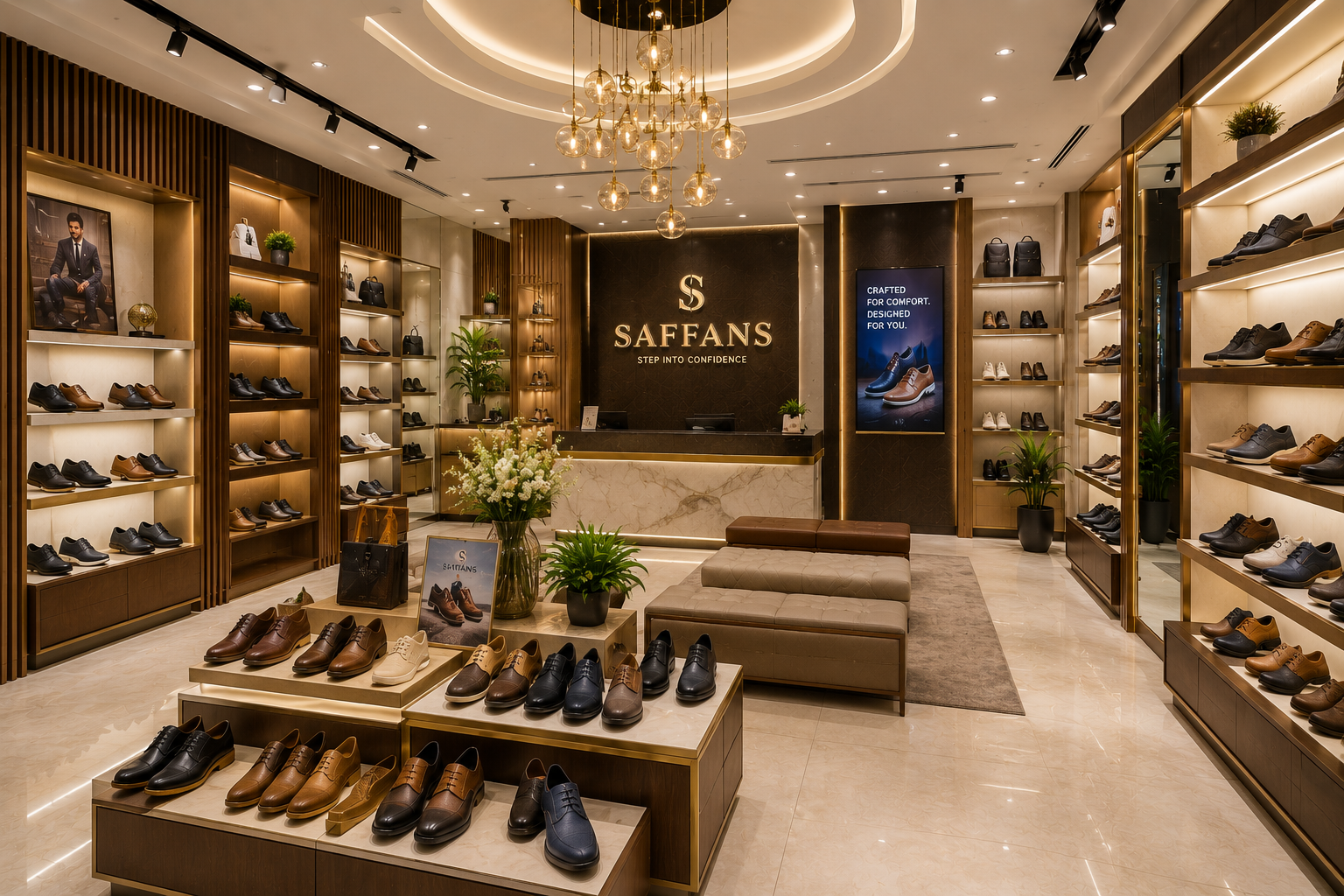 Saffan ceiling installation